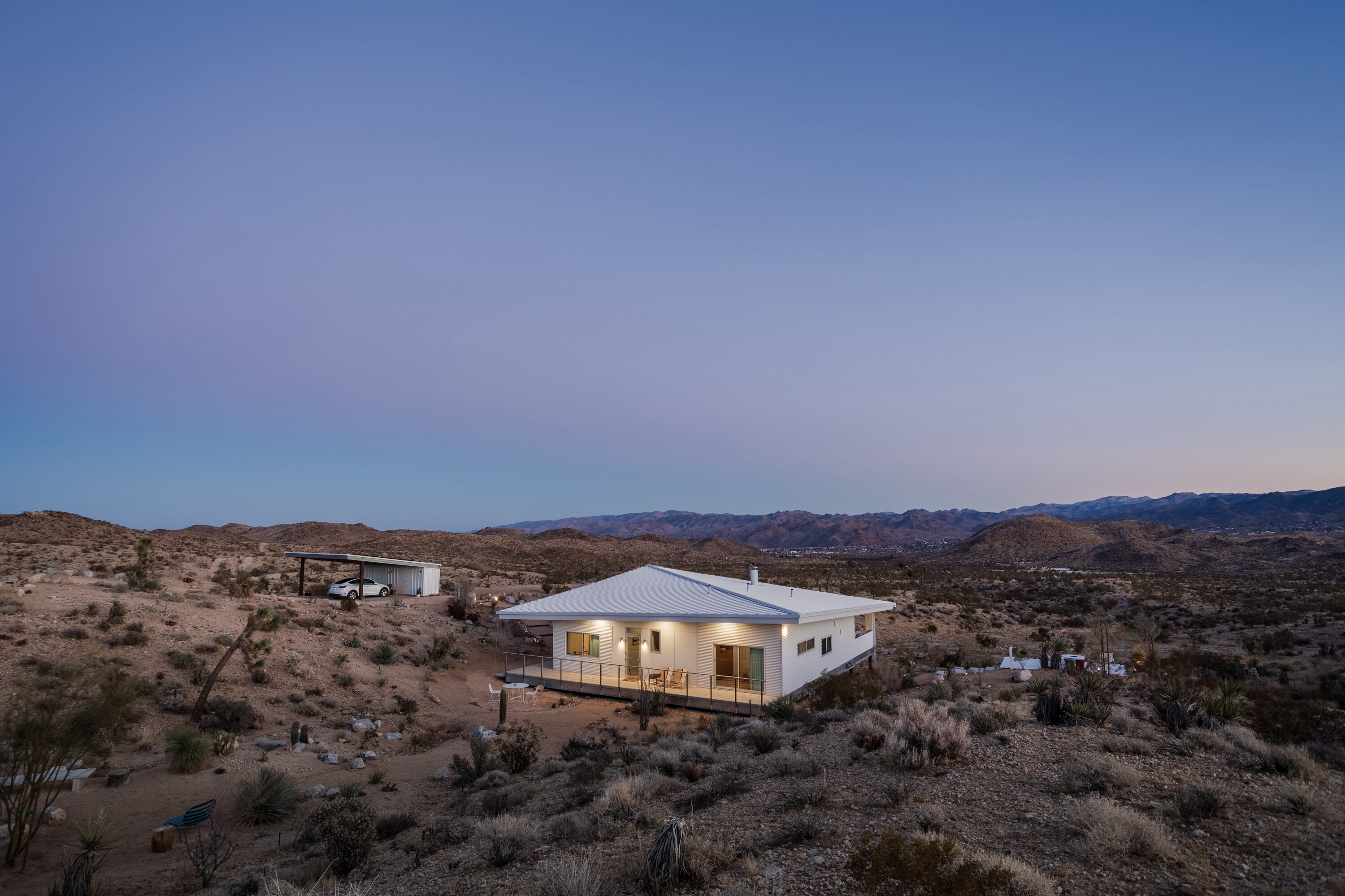 Panorama House at dusk